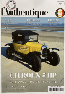 Provence Radiateurs paru dans l'AUTHENTIC, revue spécialisée dans les véhicules d'époque.